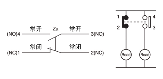 DTH-2耐高溫行程開關(guān)接點(diǎn)形式